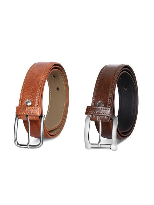 pack of 2 leatherette belts - 19229167 - Very Small Image - 1
