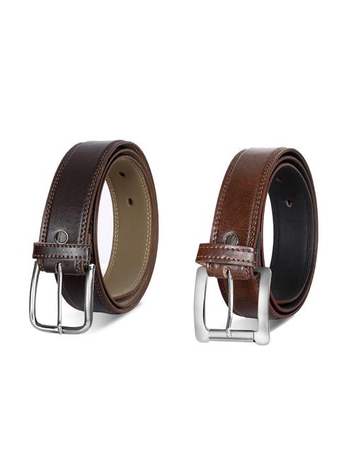 pack of 2 leatherette belts - 19229179 - Very Small Image - 1