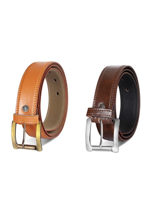 pack of 2 leatherette belts - 19229182 - Very Small Image - 1