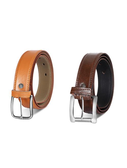 pack of 2 leatherette belts - 19229185 - Very Small Image - 1