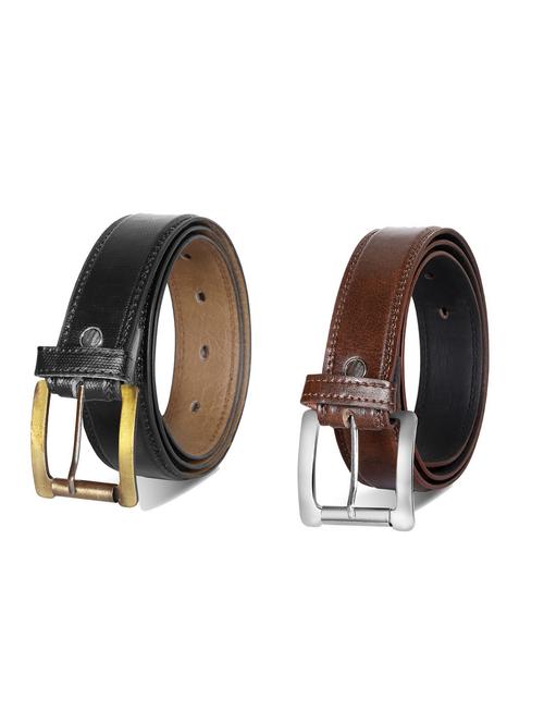 pack of 2 leatherette belts - 19229188 - Very Small Image - 1