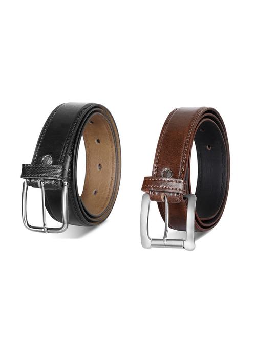 pack of 2 leatherette belts - 19229191 - Very Small Image - 1