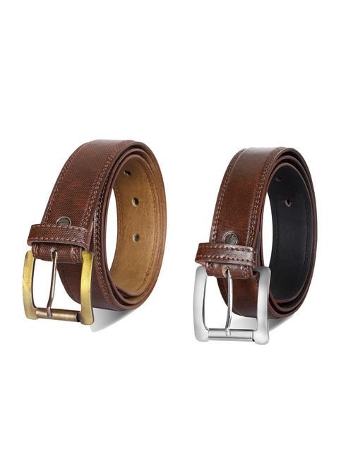 pack of 2 leatherette belts - 19229194 - Very Small Image - 1