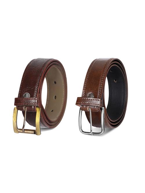 brown leatherette belt - 19229319 - Very Small Image - 1