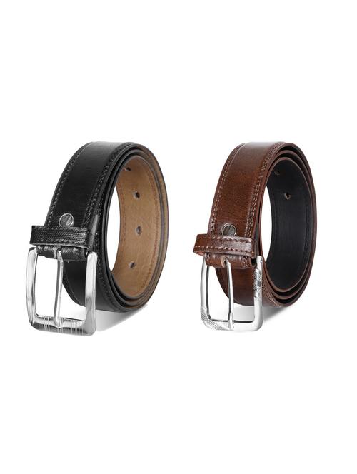 pack of 2 leatherette belts - 19229433 - Very Small Image - 1