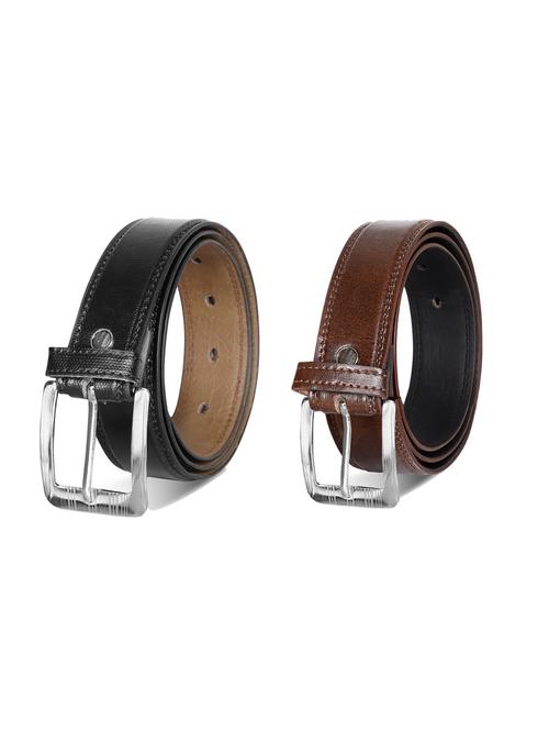 pack of 2 leatherette belt - 19229511 - Very Small Image - 1
