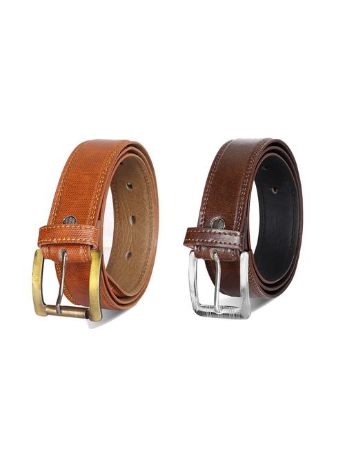 pack of 2 leatherette belts - 19229518 - Very Small Image - 1