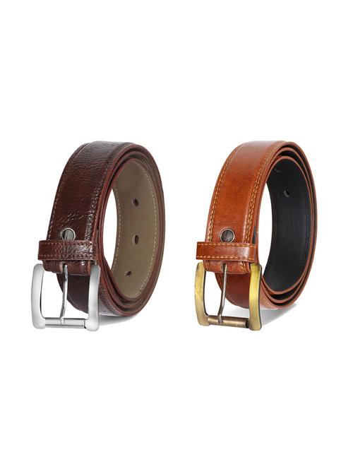 pack of 2 leatherette belts - 19229554 - Very Small Image - 1