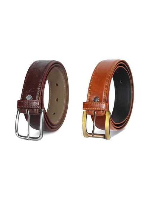 pack of 2 leatherette belts - 19229556 - Very Small Image - 1