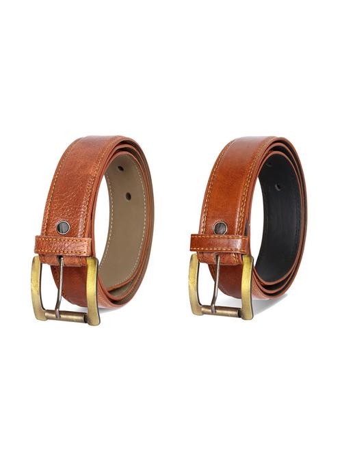 pack of 2 leatherette belts - 19229559 - Very Small Image - 1