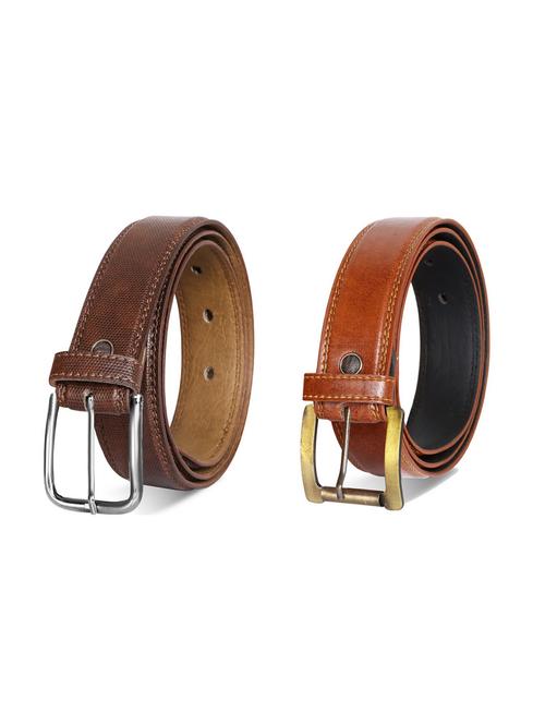 pack of 2 leatherette belts - 19229592 - Very Small Image - 1