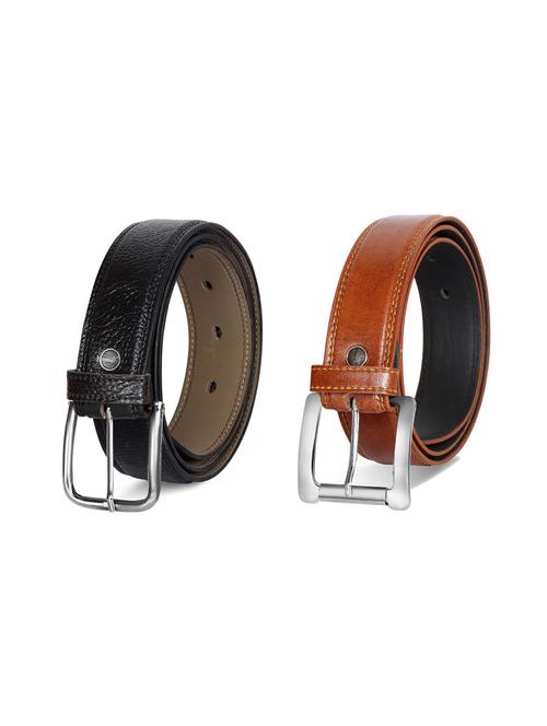 pack of 2 leatherette belts - 19229626 - Very Small Image - 1