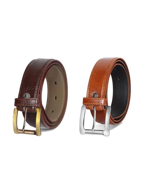 pack of 2 leatherette belts - 19229629 - Very Small Image - 1
