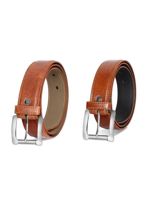 pack of 2 leatherette belts - 19229636 - Very Small Image - 1