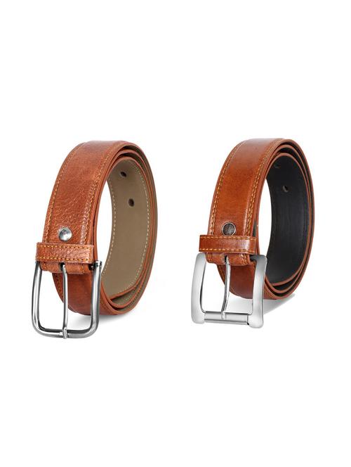 pack of 2 leatherette belts - 19229638 - Very Small Image - 1