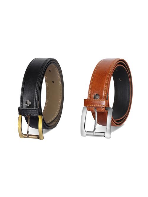 pack of 2 leatherette belts - 19229641 - Very Small Image - 1