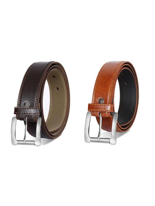 pack of 2 leatherette belts - 19229648 - Very Small Image - 1