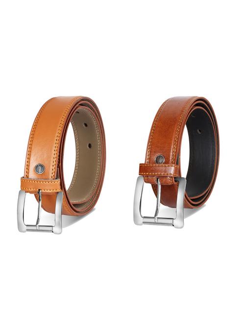 pack of 2 leatherette belts - 19229654 - Very Small Image - 1