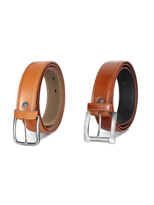 pack of 2 leatherette belts - 19229656 - Very Small Image - 1