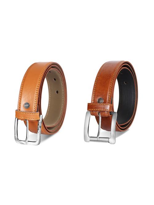 pack of 2 leatherette belts - 19229657 - Very Small Image - 1