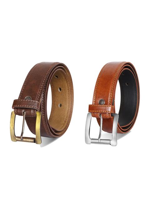 pack of 2 leatherette belts - 19229665 - Very Small Image - 1