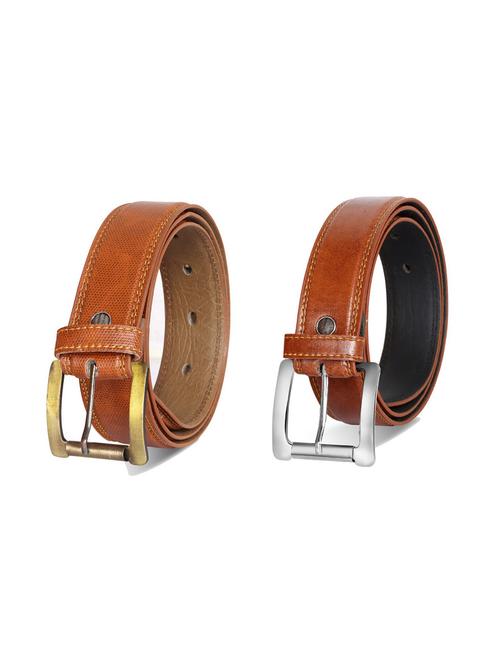 pack of 2 leatherette belts - 19229671 - Very Small Image - 1
