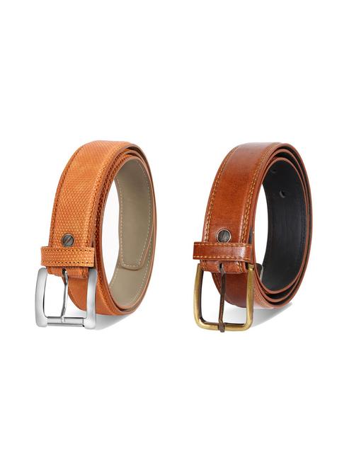 pack of 2 leatherette belt - 19229693 - Very Small Image - 1