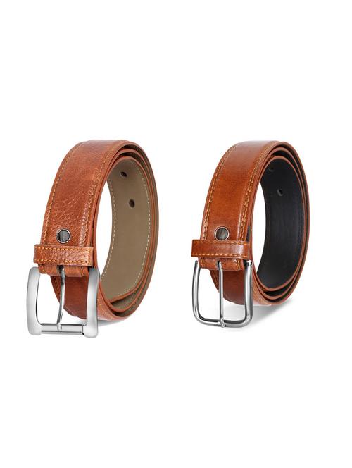 pack of 2 leatherette belt - 19229785 - Very Small Image - 1