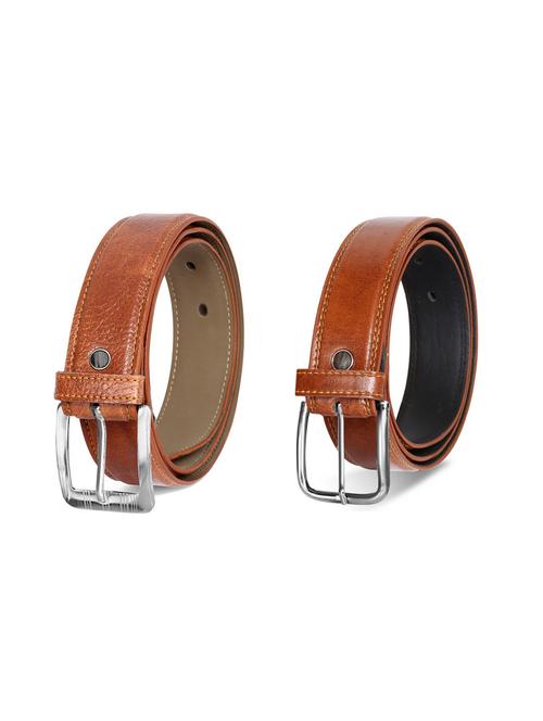 pack of 2 leatherette belt - 19229789 - Very Small Image - 1