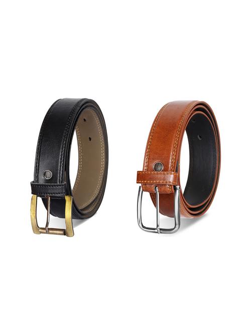 pack of 2 leatherette belt - 19229790 - Very Small Image - 1