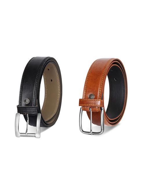 pack of 2 leatherette belt - 19229791 - Very Small Image - 1