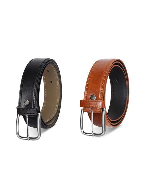 pack of 2 leatherette belt - 19229793 - Very Small Image - 1