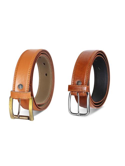 pack of 2 leatherette belt - 19229802 - Very Small Image - 1