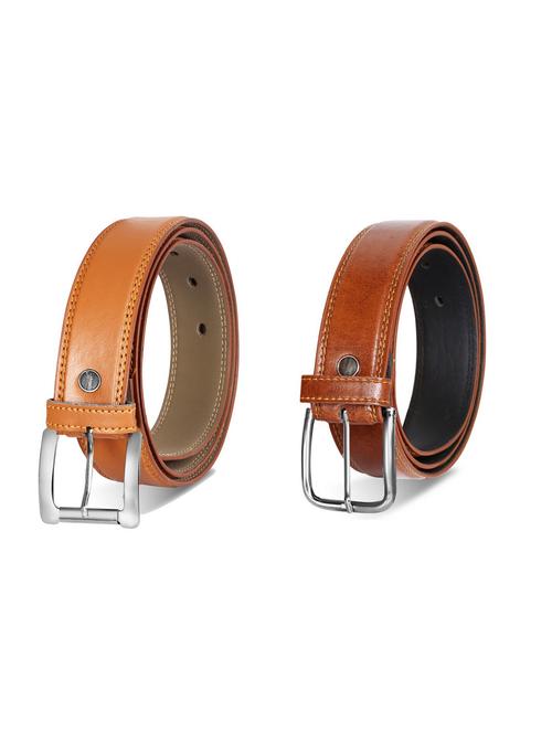 pack of 2 leatherette belt - 19229803 - Very Small Image - 1