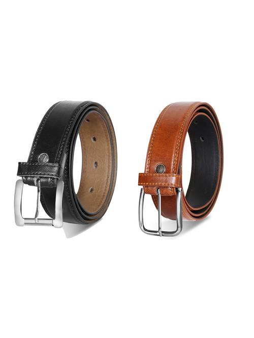 pack of 2 leatherette belt - 19229809 - Very Small Image - 1