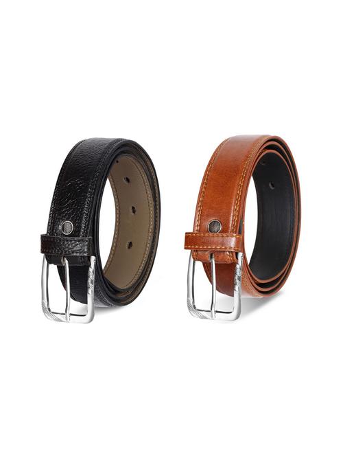 pack of 2 leatherette belt - 19229849 - Very Small Image - 1