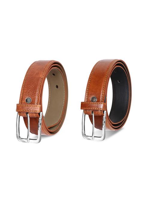 pack of 2 leatherette belt - 19229861 - Very Small Image - 1