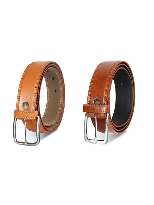 pack of 2 leatherette belt - 19229878 - Very Small Image - 1