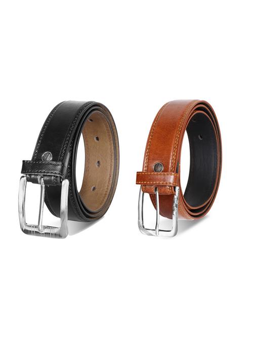 pack of 2 leatherette belt - 19229886 - Very Small Image - 1