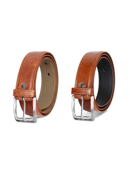 pack of 2 leatherette belt - 19229934 - Very Small Image - 1