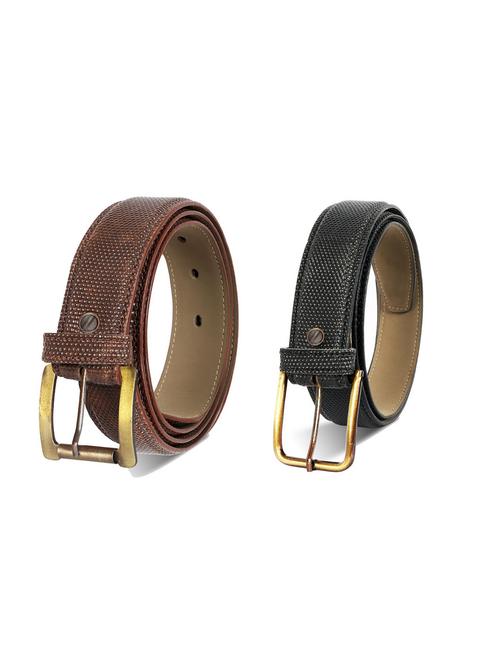 pack of 2 leatherette belt - 19230115 - Very Small Image - 1
