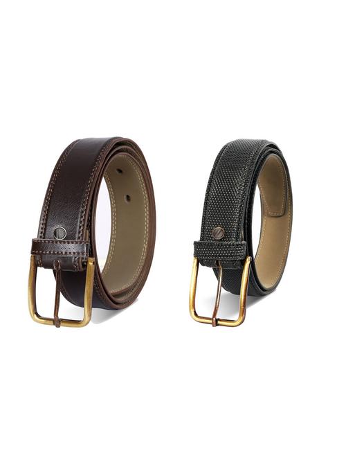 pack of 2 leatherette belt - 19230153 - Very Small Image - 1