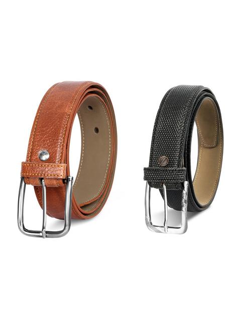pack of 2 leatherette belts - 19230277 - Very Small Image - 1