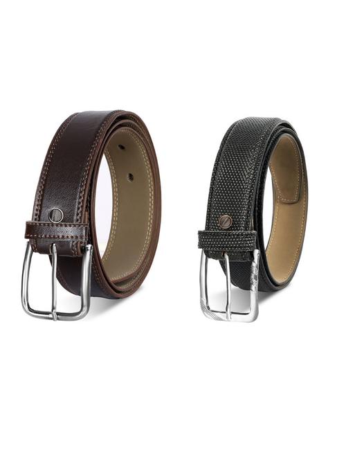 pack of 2 leatherette belts - 19230289 - Very Small Image - 1