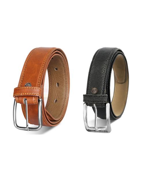 pack of 2 leatherette belts - 19230379 - Very Small Image - 1