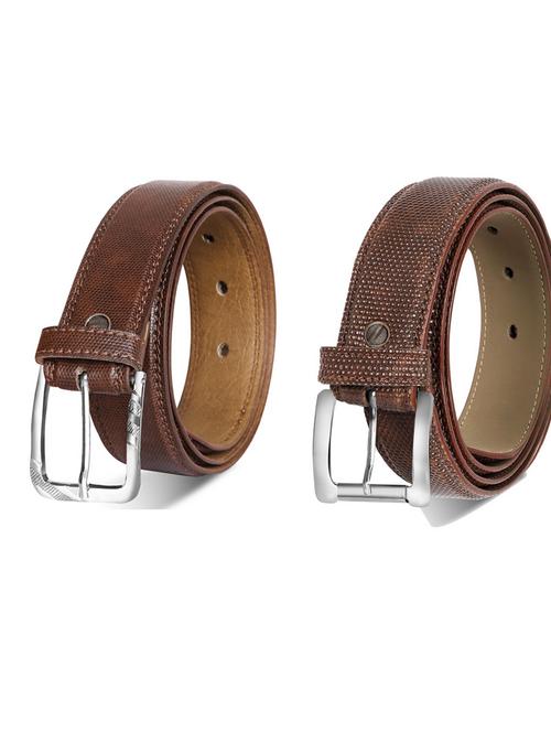 pack of 2 leatherette belts - 19230503 - Very Small Image - 1