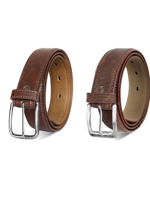 pack of 2 leatherette belts - 19230748 - Very Small Image - 1