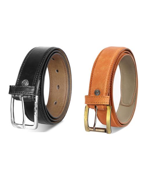 pack of 2 leatherette belts - 19230802 - Very Small Image - 1