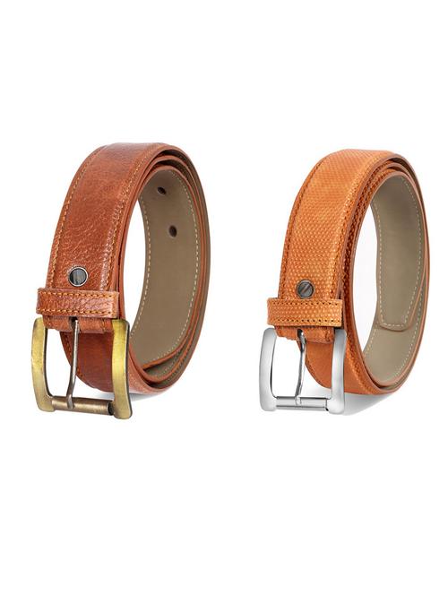 pack of 2 leatherette belts - 19230832 - Very Small Image - 1
