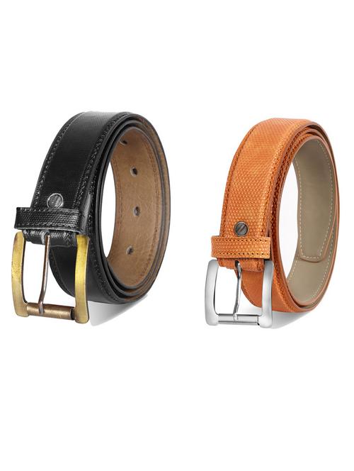 pack of 2 leatherette belts - 19230856 - Very Small Image - 1
